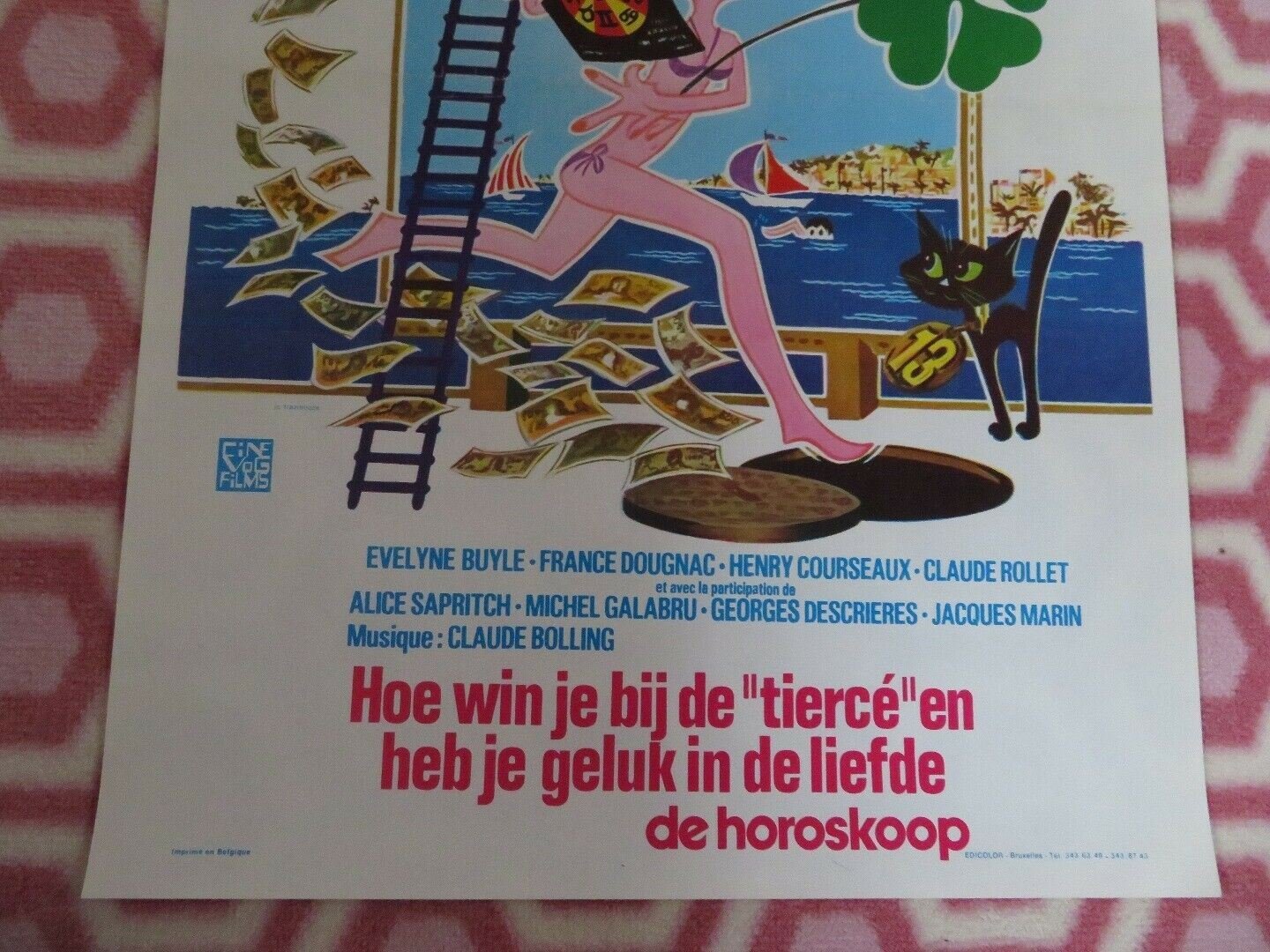 L'HOROSCOPE/Horoscope BELGIUM (21.5"x 14") POSTER EVELYNE BUYLE 1978 Movie posters