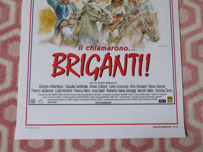 LI CHIAMARONO BRIGANTI! ITALIAN LOCANDINA (27.5"x13") POSTER 1999 - Rendezvous Cinema