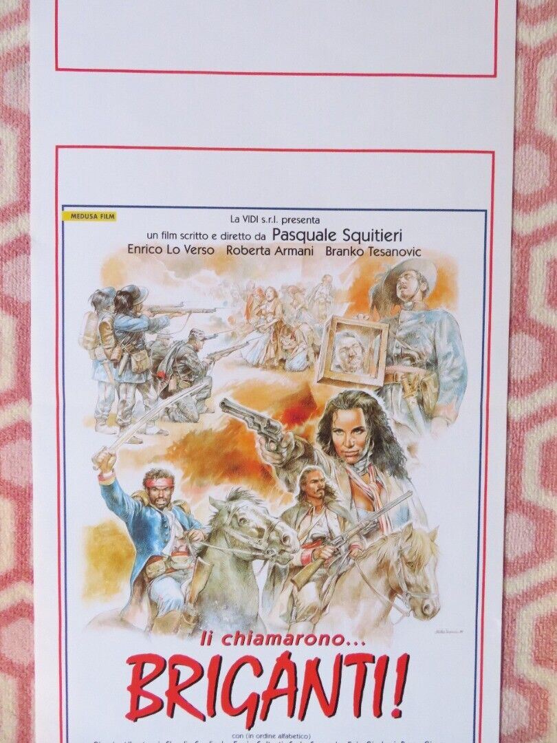 LI CHIAMARONO BRIGANTI! ITALIAN LOCANDINA (27.5"x13") POSTER 1999 - Rendezvous Cinema