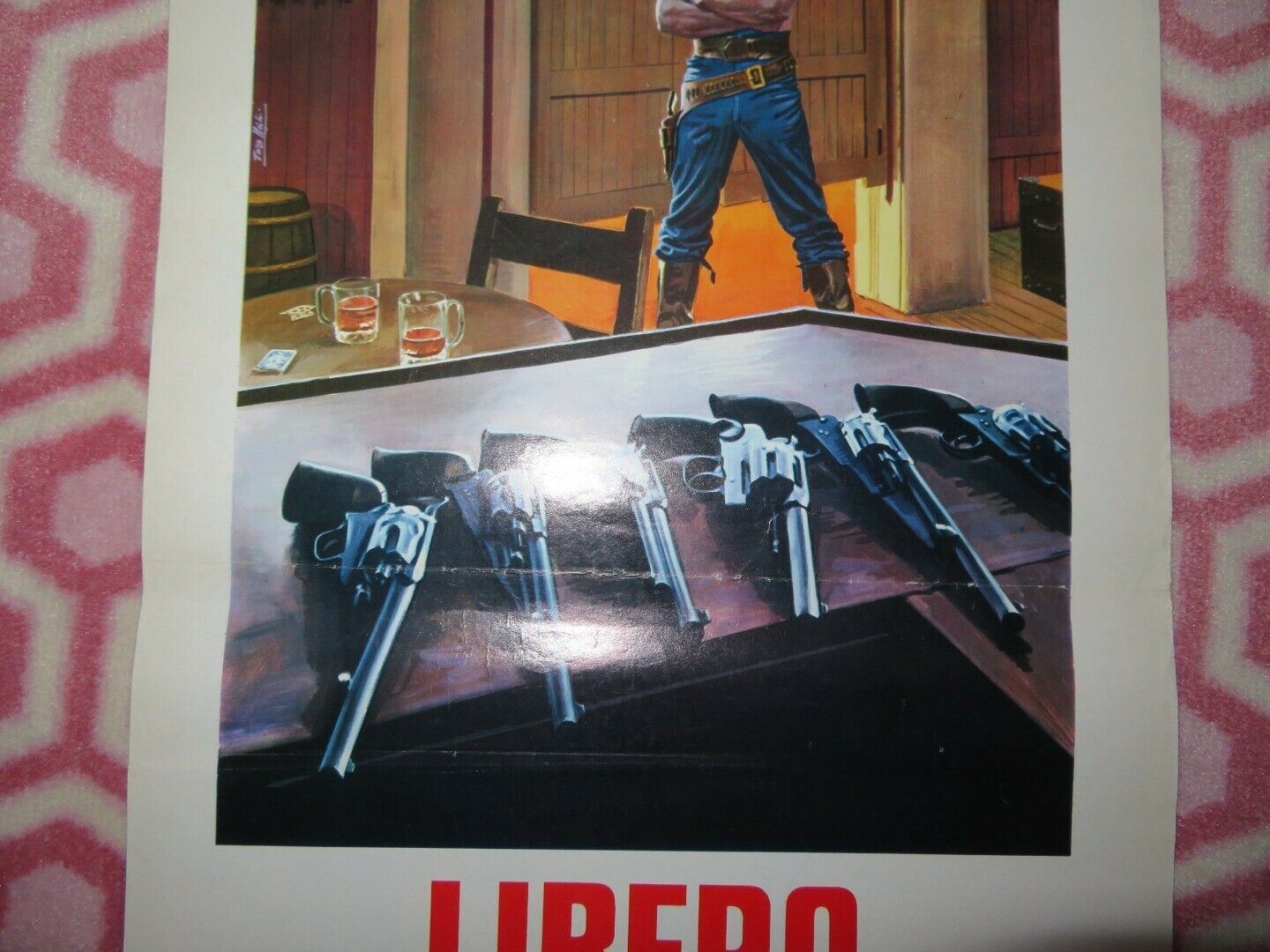 LIBERO DI CREPARE ITALIAN LOCANDINA (27.5"x13") POSTER FRED WILLIAMSON 1973 Movie posters