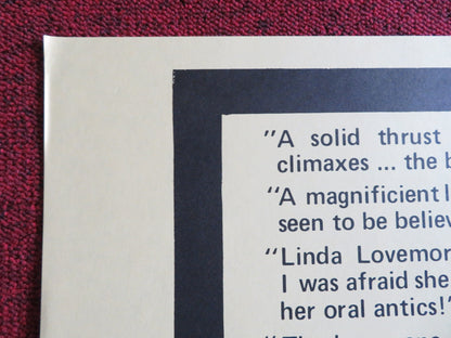 LICKITY SPLIT US TRI FOLDED ONE SHEET ROLLED POSTER LINDA LOVEMORE SANDI FOXX Rendezvous Cinema Movie posters