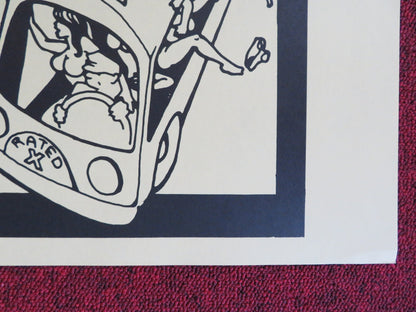 LICKITY SPLIT US TRI FOLDED ONE SHEET ROLLED POSTER LINDA LOVEMORE SANDI FOXX Rendezvous Cinema Movie posters