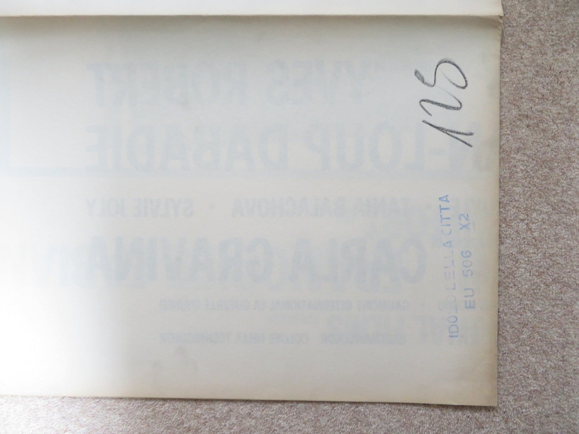 L'IDOLO DELLA CITTA ITALIAN 2 FOGLIO POSTER MARCELLO MASTROIANNI 1973 Rendezvous Cinema Movie posters