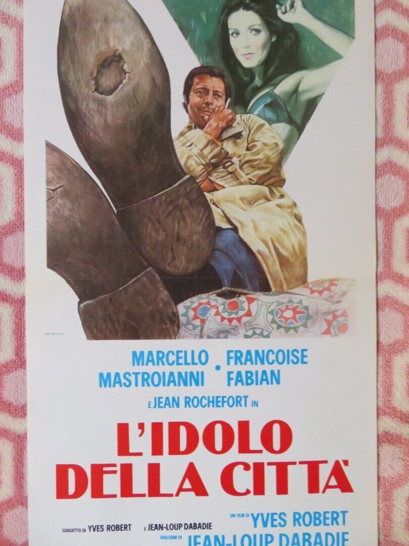 L'IDOLO DELLA CITTA ITALIAN LOCANDINA (27.5"x13") POSTER M MASTROIANNI 1975 - Rendezvous Cinema