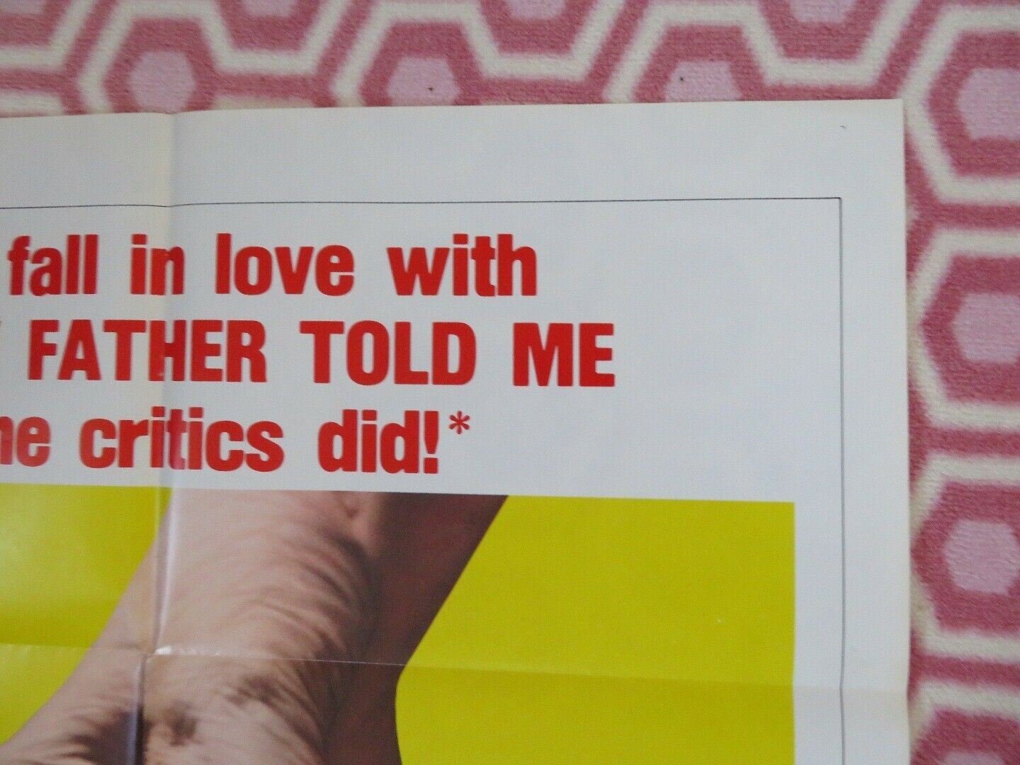 LIES MY FATHER TOLD ME US ONE SHEET POSTER YOSSI YADIN LEN BIRMAN '75 Rendezvous Cinema Movie posters