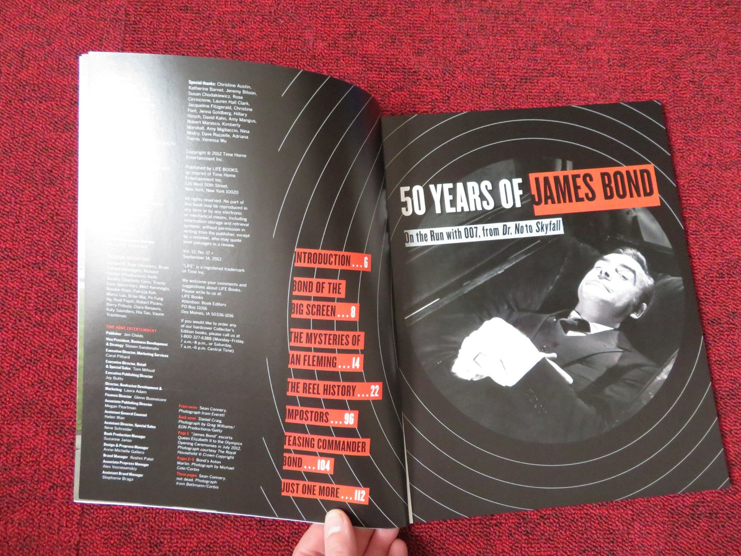 LIFE - 50 YEARS OF JAMES BOND MAGAZINE 2012 007 TIME MAGAZINE Rendezvous Cinema Movie posters