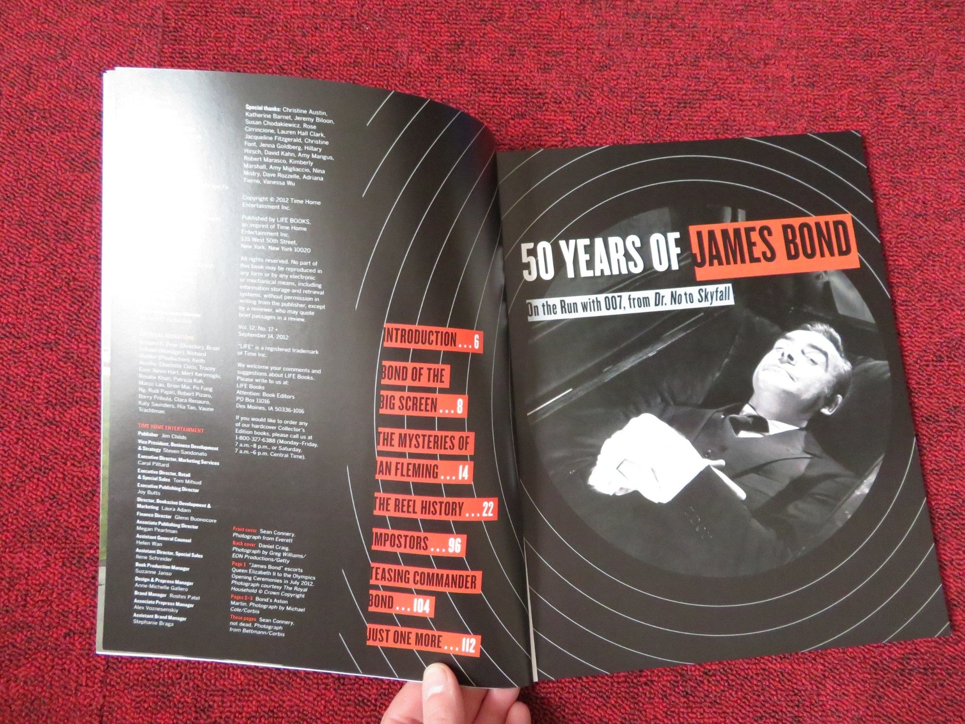 LIFE - 50 YEARS OF JAMES BOND MAGAZINE 2012 007 TIME MAGAZINE Rendezvous Cinema Movie posters