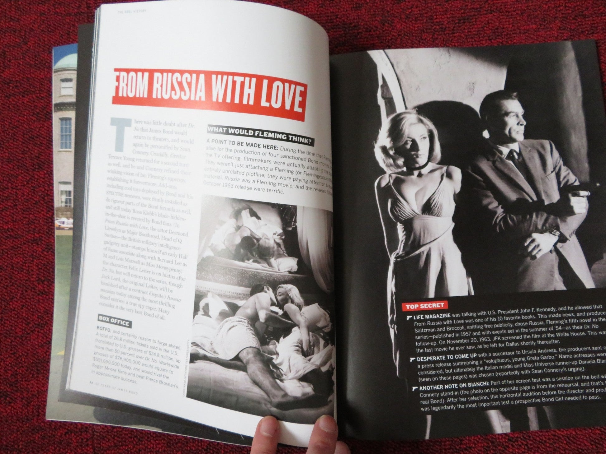 LIFE - 50 YEARS OF JAMES BOND MAGAZINE 2012 007 TIME MAGAZINE Rendezvous Cinema Movie posters