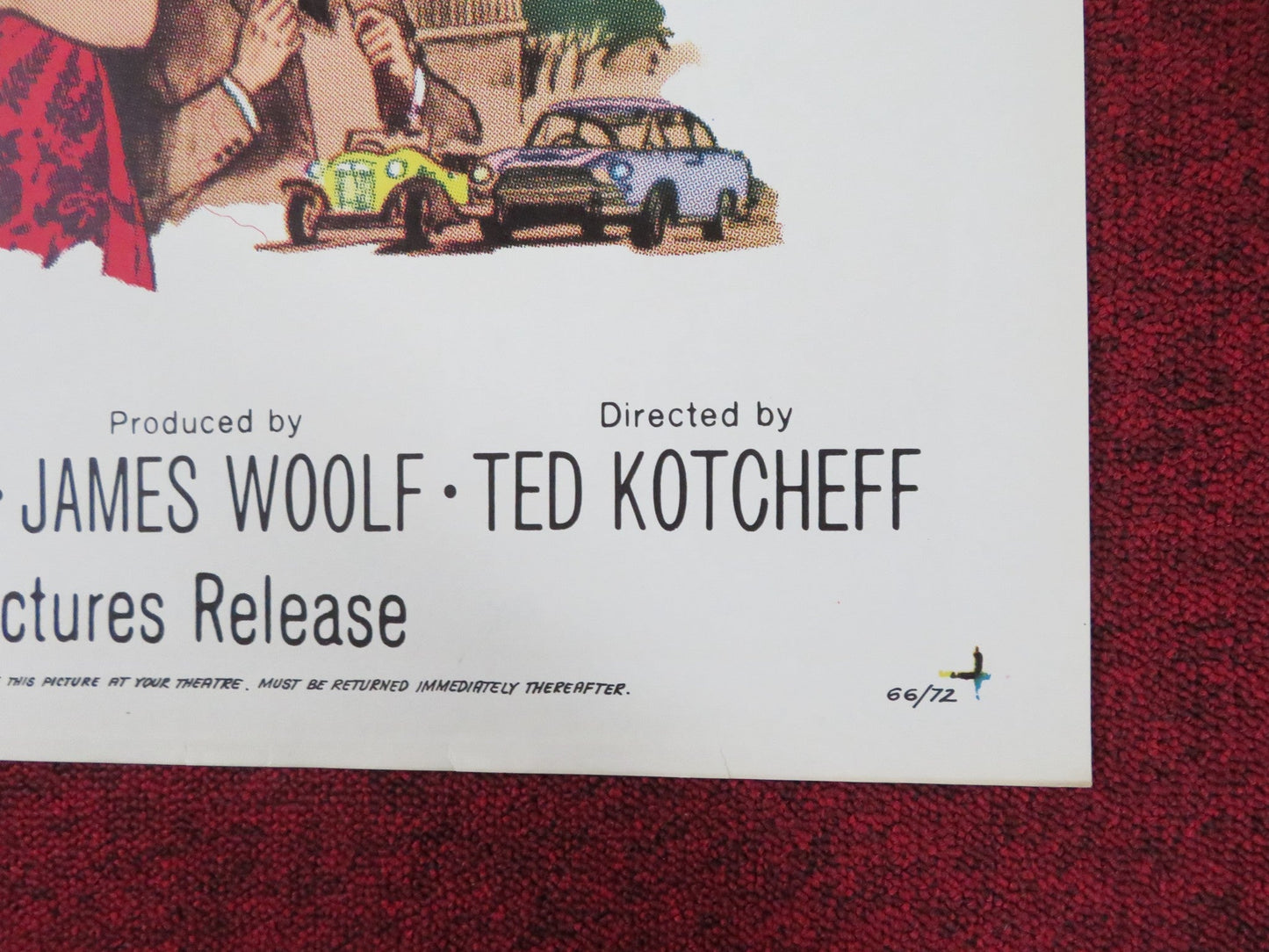 LIFE AT THE TOP FOLDED US ONE SHEET POSTER LAURENCE HARVEY JEAN SIMMONS 1966 Rendezvous Cinema Movie posters