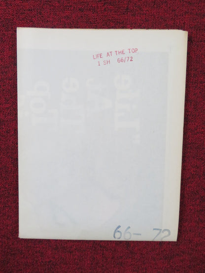 LIFE AT THE TOP FOLDED US ONE SHEET POSTER LAURENCE HARVEY JEAN SIMMONS 1966 Rendezvous Cinema Movie posters