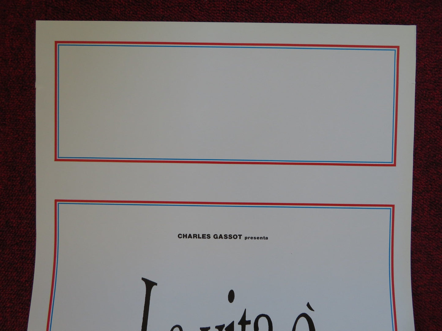 LIFE IS A LONG QUIET RIVER ITALIAN LOCANDINA (27.5"x13") POSTER B. MAGIMEL 1988 Rendezvous Cinema Movie posters