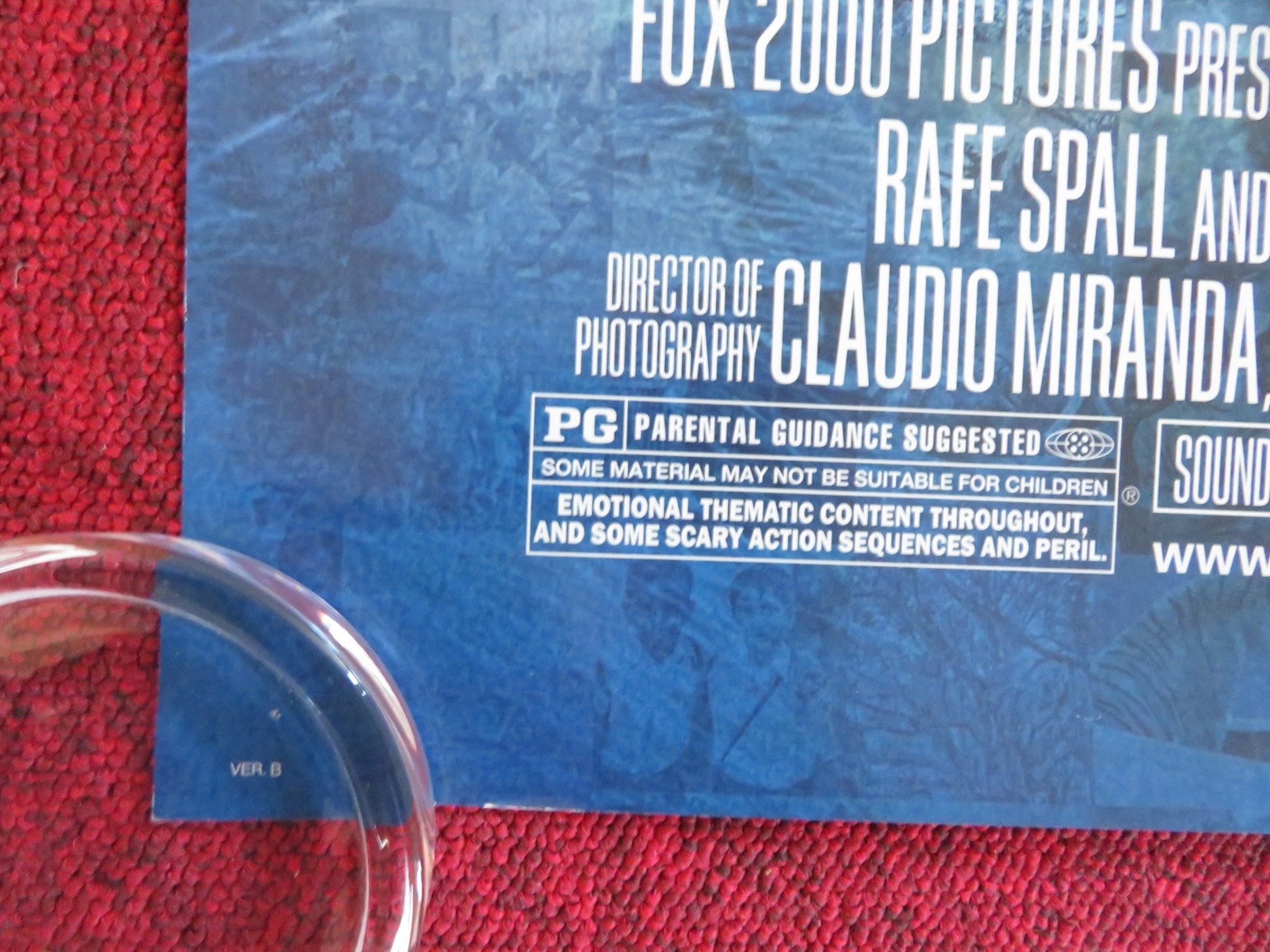 LIFE OF PI - VERSION B INTERNATIONAL ONE SHEET ROLLED POSTER IRRFAN KHAN 2012 Rendezvous Cinema Movie posters