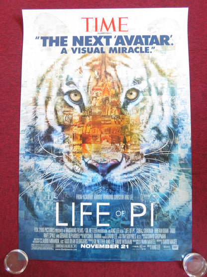 LIFE OF PI - VERSION B INTERNATIONAL ONE SHEET ROLLED POSTER IRRFAN KHAN 2012 Rendezvous Cinema Movie posters