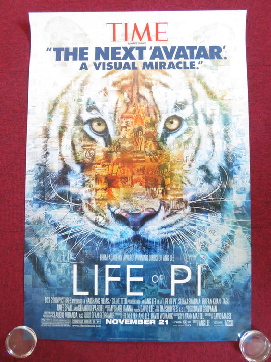 LIFE OF PI - VERSION B INTERNATIONAL ONE SHEET ROLLED POSTER IRRFAN KHAN 2012 Rendezvous Cinema Movie posters