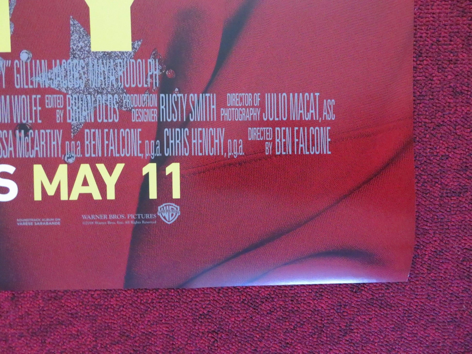 LIFE OF THE PARTY US ONE SHEET ROLLED POSTER MELISSA MCCARTHY 2018 Rendezvous Cinema Movie posters