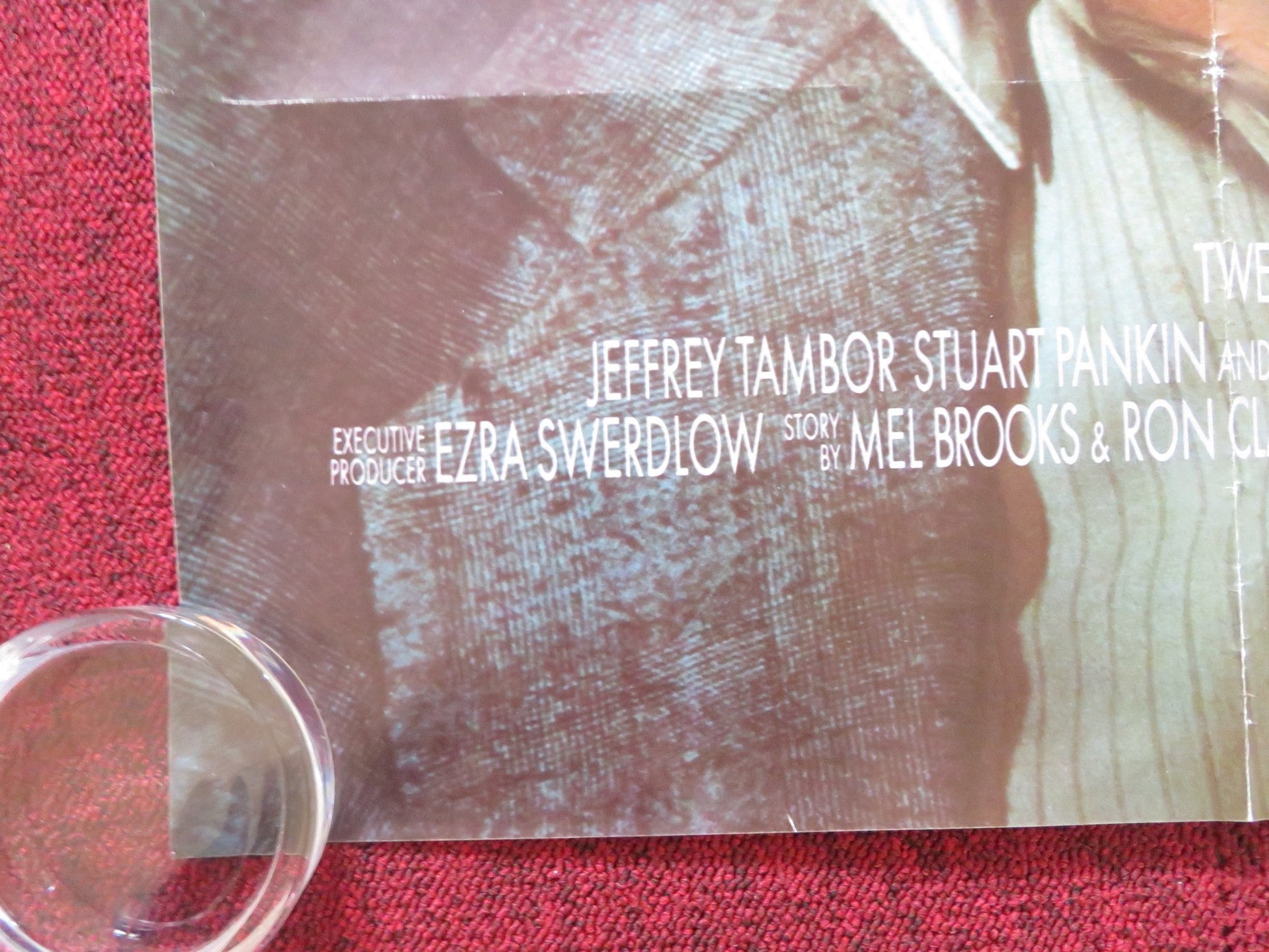 LIFE STINKS UK QUAD (30"x 40") ROLLED POSTER MEL BROOKS 1991 Rendezvous Cinema Movie posters