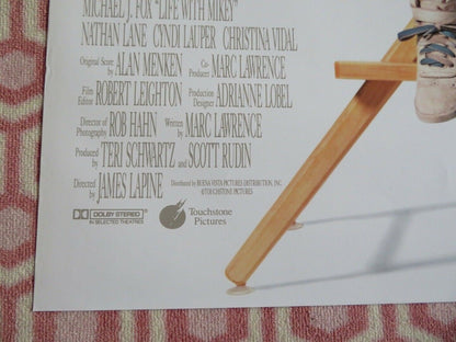 LIFE WITH MIKEY ONE SHEET ROLLED POSTER MICHAEL J. FOX CYNDI LAUPER 1993 Movie posters