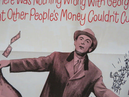 LIGHT FINGERED GEORGE / HEAVEN SENT GEORGE US ONE SHEET POSTER 1963 - Rendezvous Cinema