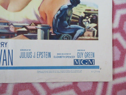 LIGHT IN THE PIAZZA US HALF SHEET (22"x 28") POSTER OLIVIA DE HAVILLAND 1962 Movie posters