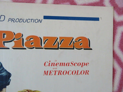 LIGHT IN THE PIAZZA US HALF SHEET (22"x 28") POSTER OLIVIA DE HAVILLAND 1962 Movie posters