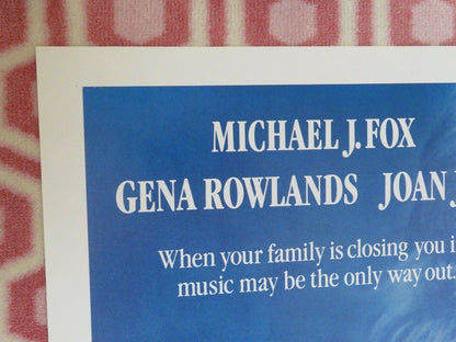 LIGHT OF DAY FOLDED US ONE SHEET POSTER MICHAEL J.FOX JOAN JETT 1987 Movie posters