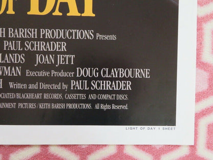 LIGHT OF DAY FOLDED US ONE SHEET POSTER MICHAEL J.FOX JOAN JETT 1987 Movie posters