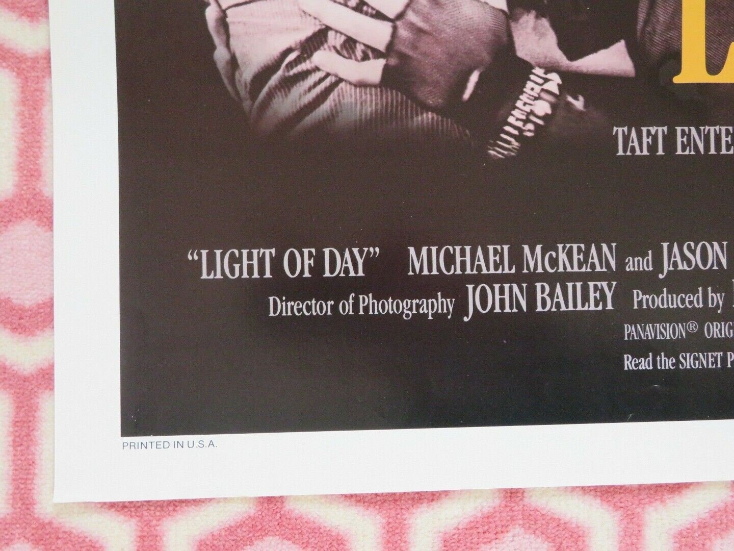 LIGHT OF DAY FOLDED US ONE SHEET POSTER MICHAEL J.FOX JOAN JETT 1987 Movie posters