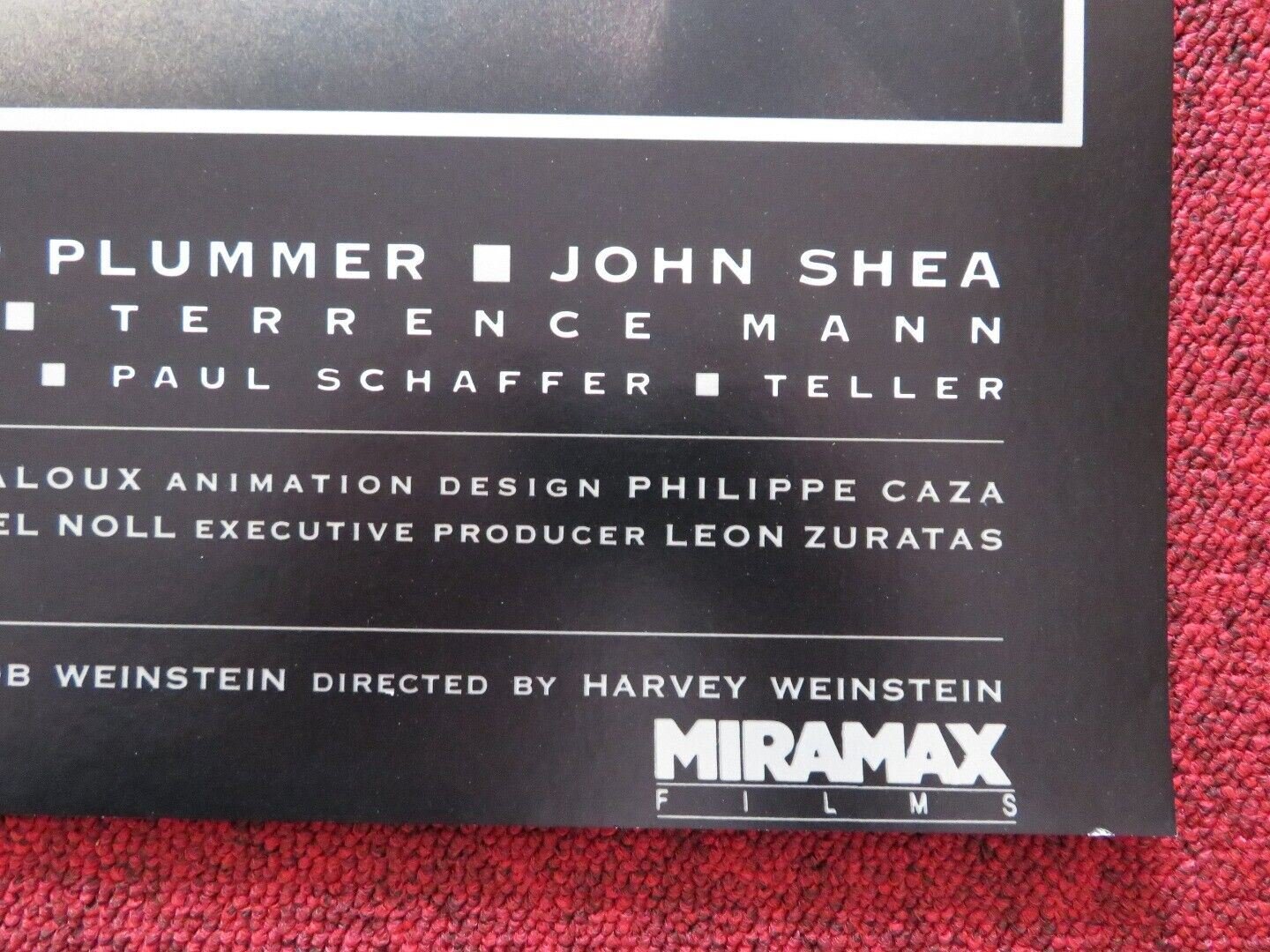 LIGHT YEARS / Gandahar FOLDED US ONE SHEET POSTER GLENN CLOSE 1988 Movie posters