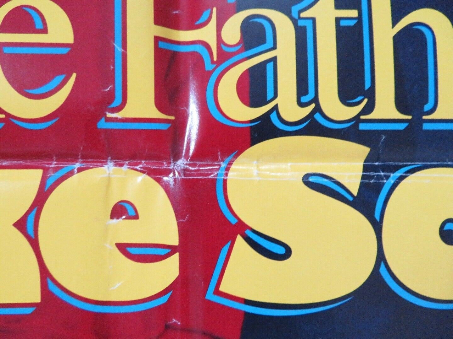 LIKE FATHER LIKE SON FOLDED US ONE SHEET POSTER DUDLEY MOORE KIRK CAMERON 1987 Movie posters