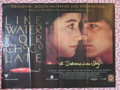 LIKE WATER FOR CHOCO LATTE QUAD (30"x 40") ROLLED POSTER LAURA ESQUIVEL 1992 Movie posters