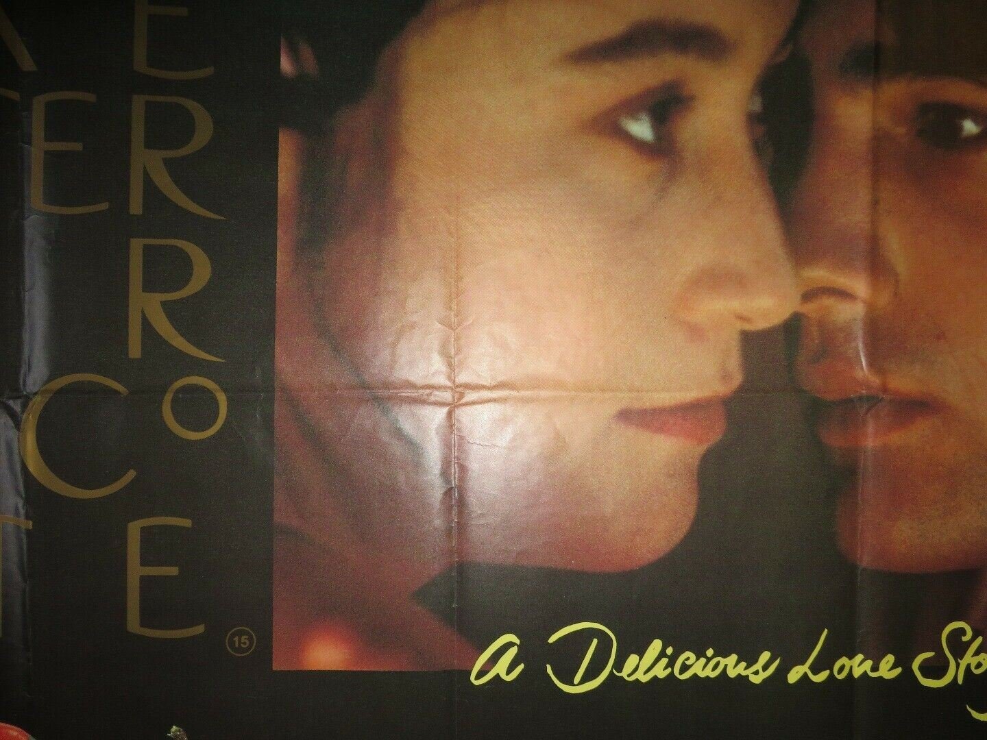 LIKE WATER FOR CHOCO LATTE QUAD (30"x 40") ROLLED POSTER LAURA ESQUIVEL 1992 Movie posters