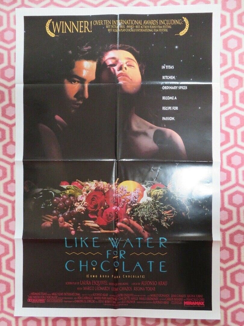 LIKE WATER FOR CHOCOLATE / Como agua para chocolate US ONE SHEET POSTER 1992 Movie posters