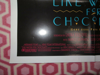 LIKE WATER FOR CHOCOLATE / Como agua para chocolate US ONE SHEET POSTER 1992 Movie posters