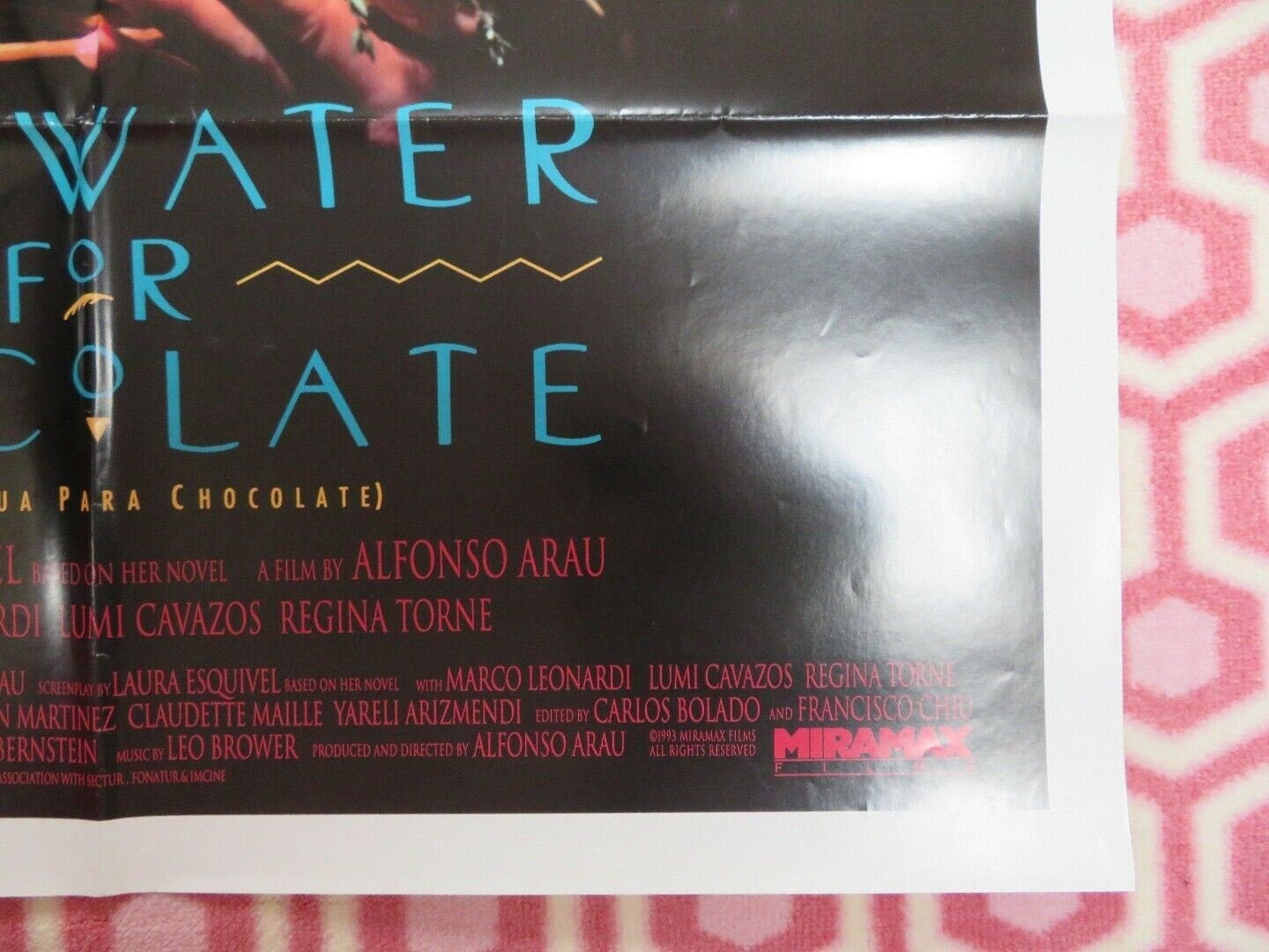 LIKE WATER FOR CHOCOLATE / Como agua para chocolate US ONE SHEET POSTER 1992 Movie posters