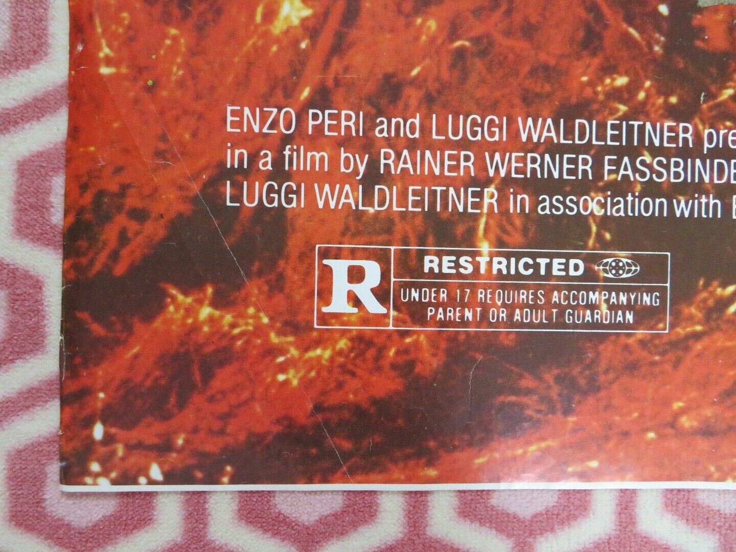 LILI MARLEEN FOLDED US ONE SHEET POSTER RAINER WERNER FASSBINDER 1981 Movie posters