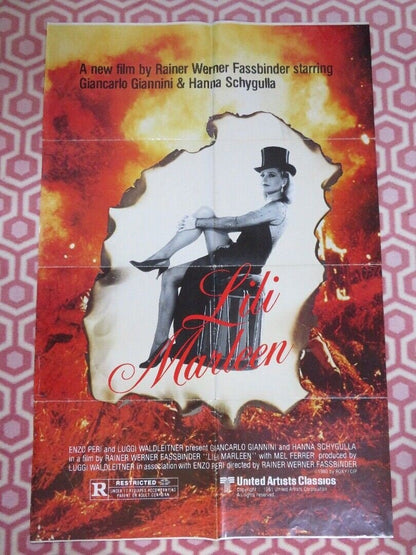 LILI MARLEEN FOLDED US ONE SHEET POSTER RAINER WERNER FASSBINDER 1981 Movie posters