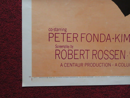 LILITH FOLDED US ONE SHEET POSTER WARREN BEATTY JEAN SEBERG 1964 Movie posters