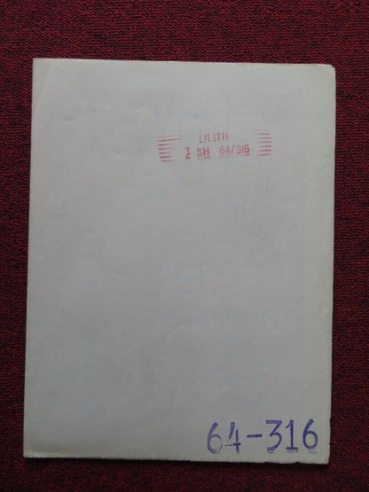 LILITH FOLDED US ONE SHEET POSTER WARREN BEATTY JEAN SEBERG 1964 Movie posters