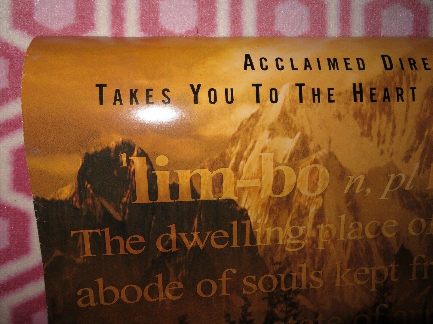 LIMBO US ONE SHEET ROLLED POSTER MASTRANTONI MICHAEL LASKIN 1999 - Rendezvous Cinema