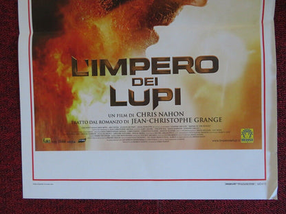 LIMPERO DEI LUPI ITALIAN LOCANDINA (27.5"x13") POSTER JEAN RENO ARLY JOVER 2005 - Rendezvous Cinema