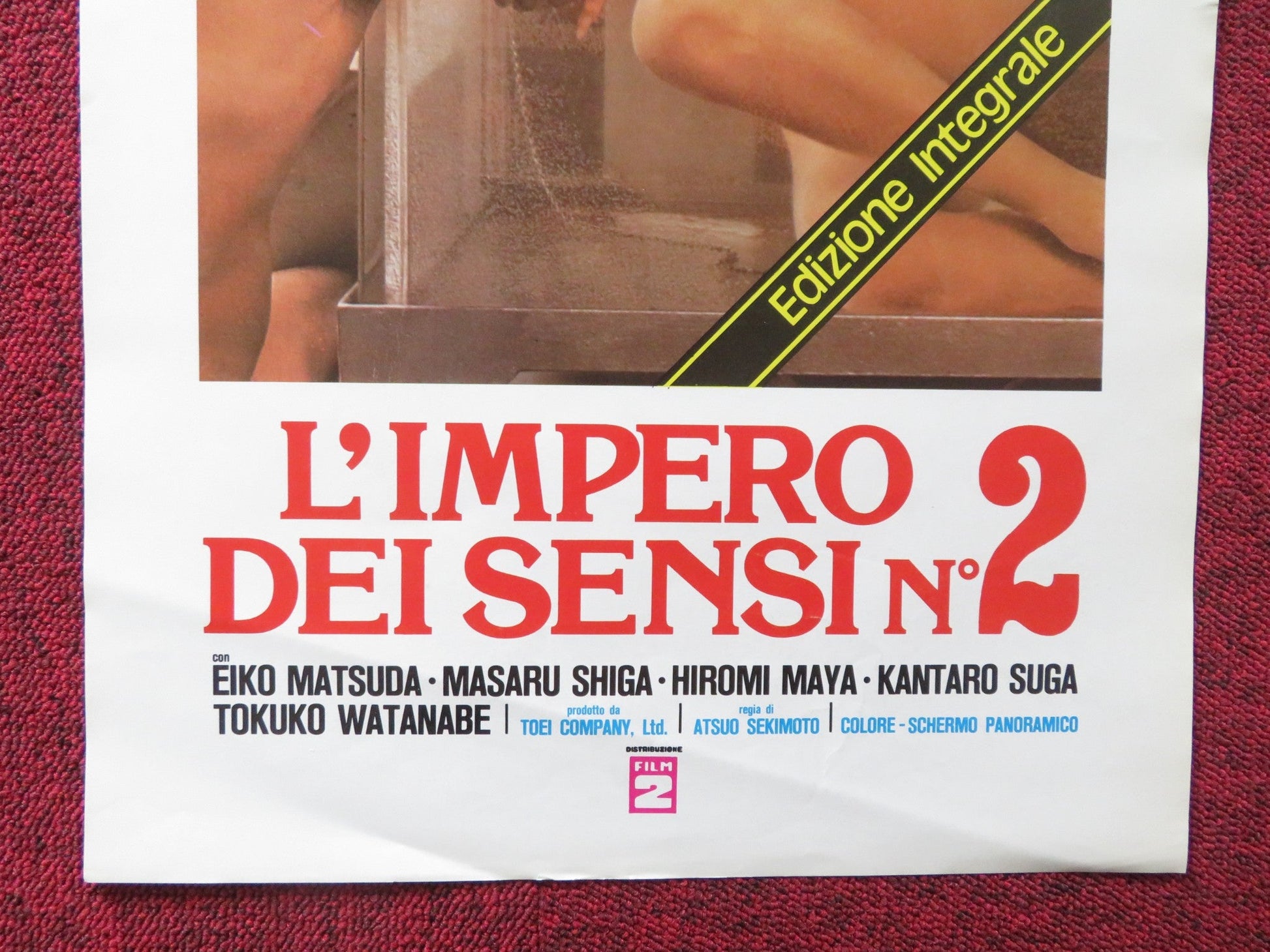 L'IMPERO DEI SENSI N.2 / In the Realm of the Senses ITALIAN LOCANDINA POSTER Rendezvous Cinema Movie posters