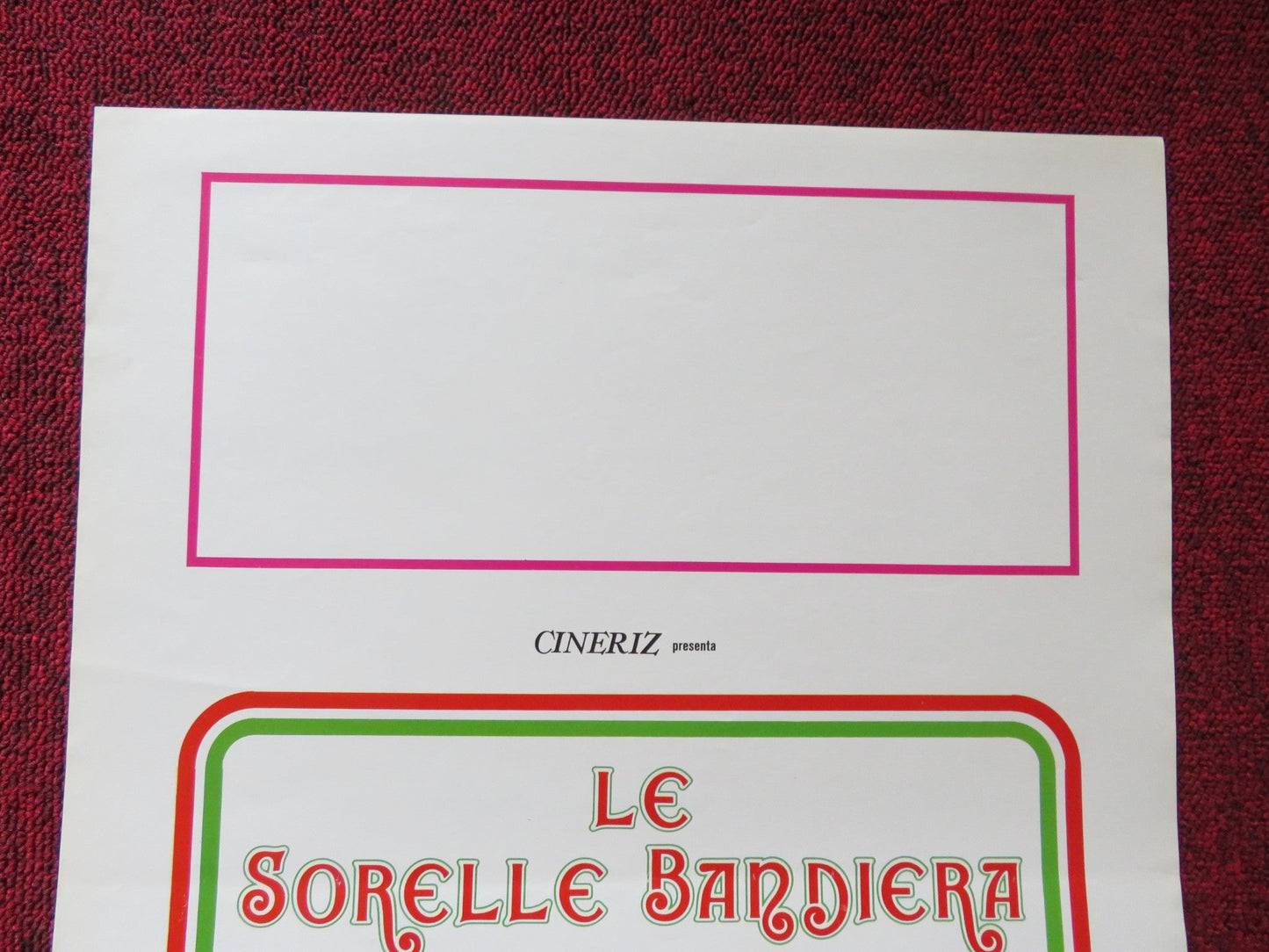 L'IMPORTANTE E' NON FARSI NOTARE ITALIAN LOCANDINA POSTER TITO LE DUC 1979 Rendezvous Cinema Movie posters