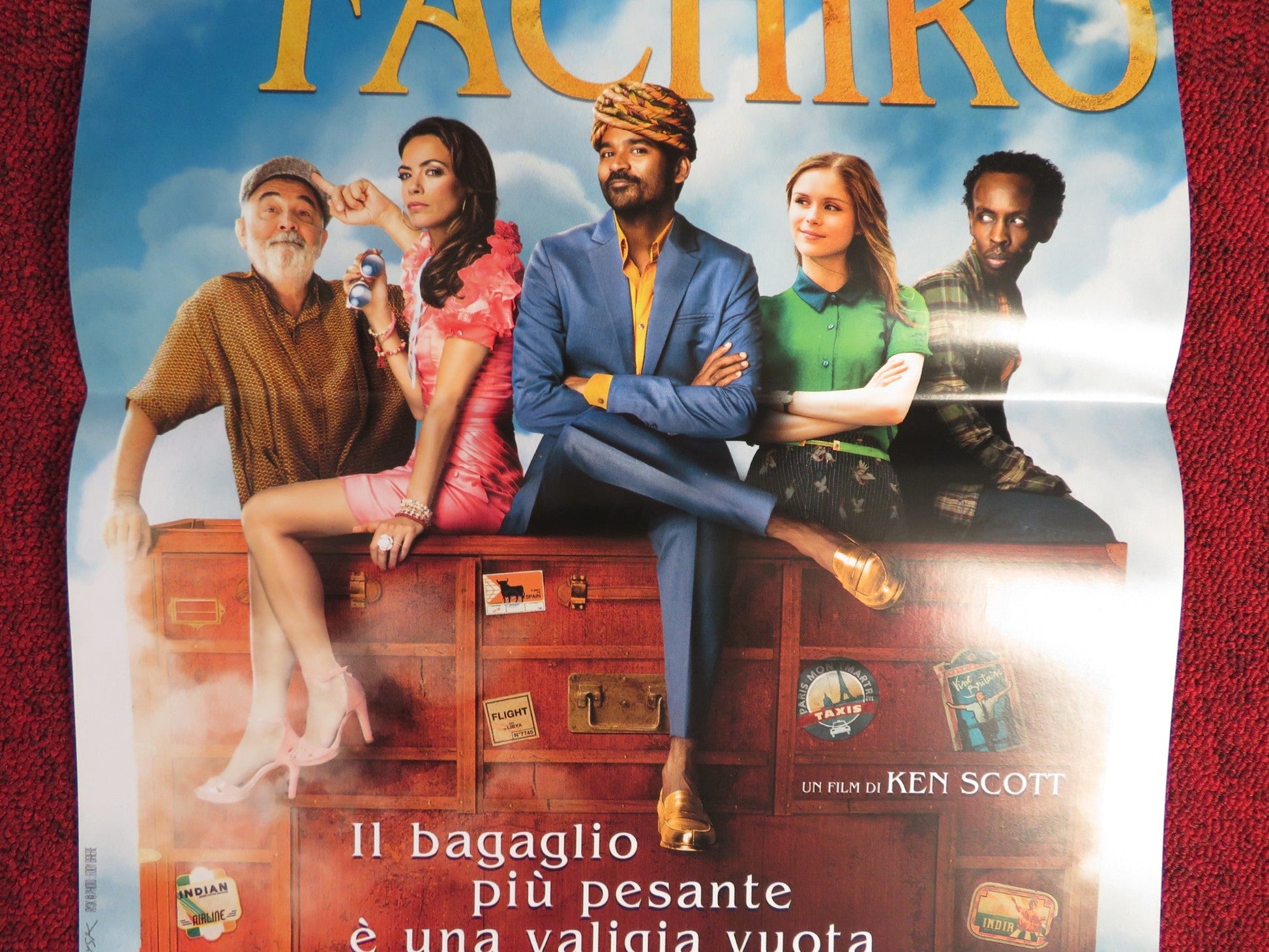 L'INCREDIBILE VIAGGIO DEL FACHIRO ITALIAN LOCANDINA POSTER DHANUSH B. BEJO 2018 Rendezvous Cinema Movie posters