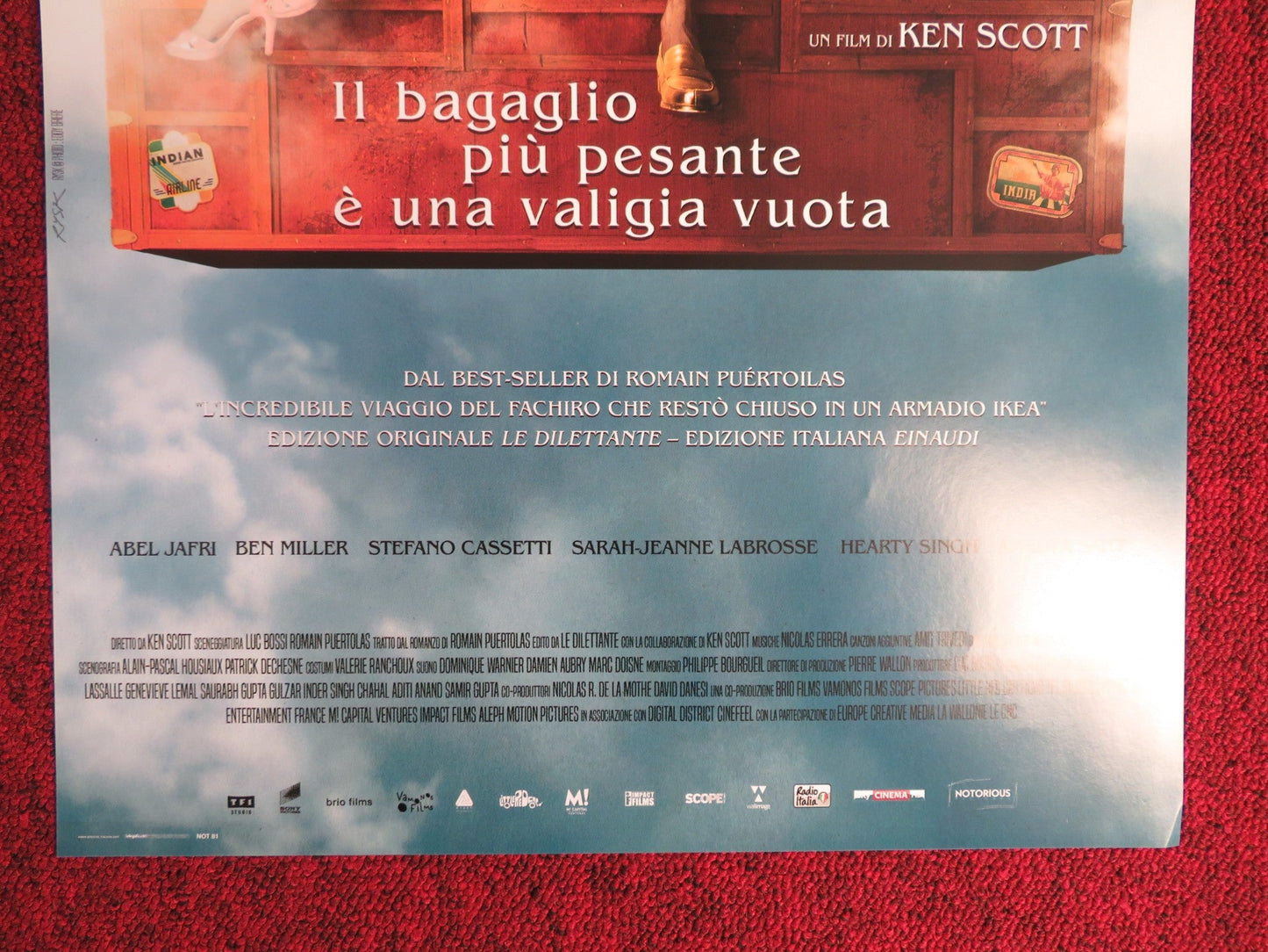 L'INCREDIBILE VIAGGIO DEL FACHIRO ITALIAN LOCANDINA POSTER DHANUSH B. BEJO 2018 Rendezvous Cinema Movie posters