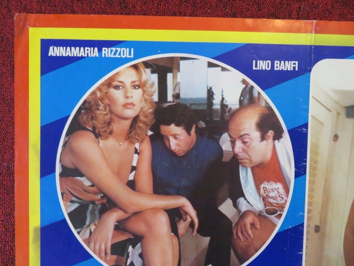 L'INSEGNANTE AL MARE CON TUTTA LA CLASSE ITALIAN FOTOBUSTA POSTER LINO BANFI Movie posters