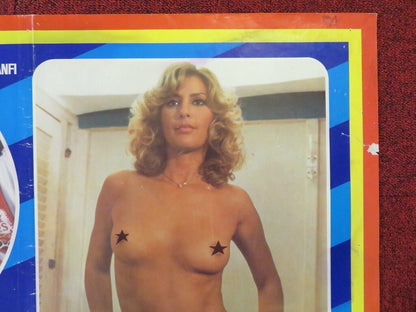 L'INSEGNANTE AL MARE CON TUTTA LA CLASSE ITALIAN FOTOBUSTA POSTER LINO BANFI Movie posters