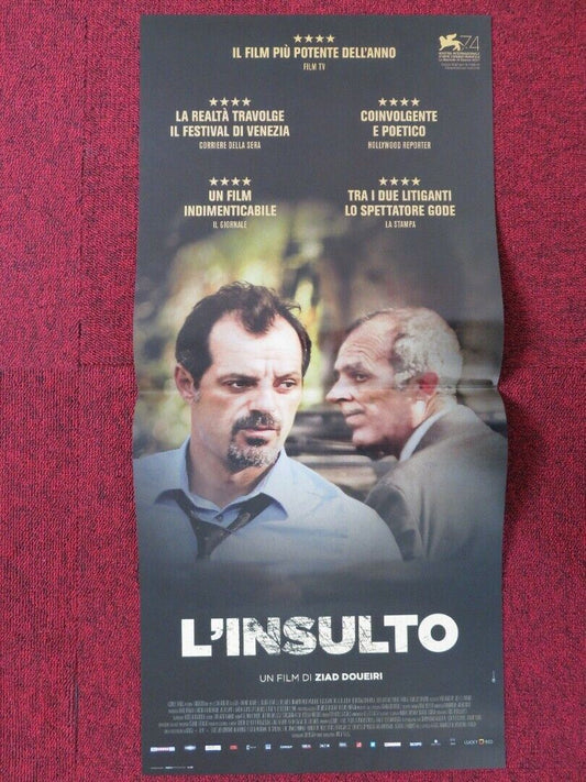 L'INSULTO ITALIAN LOCANDINA (26.5"x12.5") POSTER ADEL KARAM KAMEL EL BASHA 2017 Movie posters