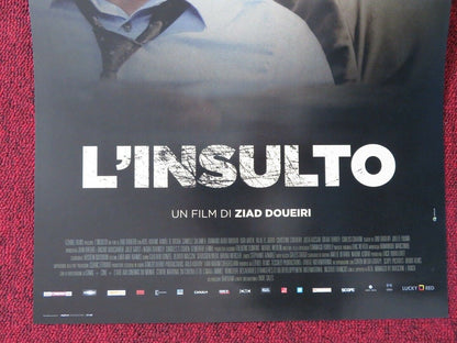 L'INSULTO ITALIAN LOCANDINA (26.5"x12.5") POSTER ADEL KARAM KAMEL EL BASHA 2017 Movie posters