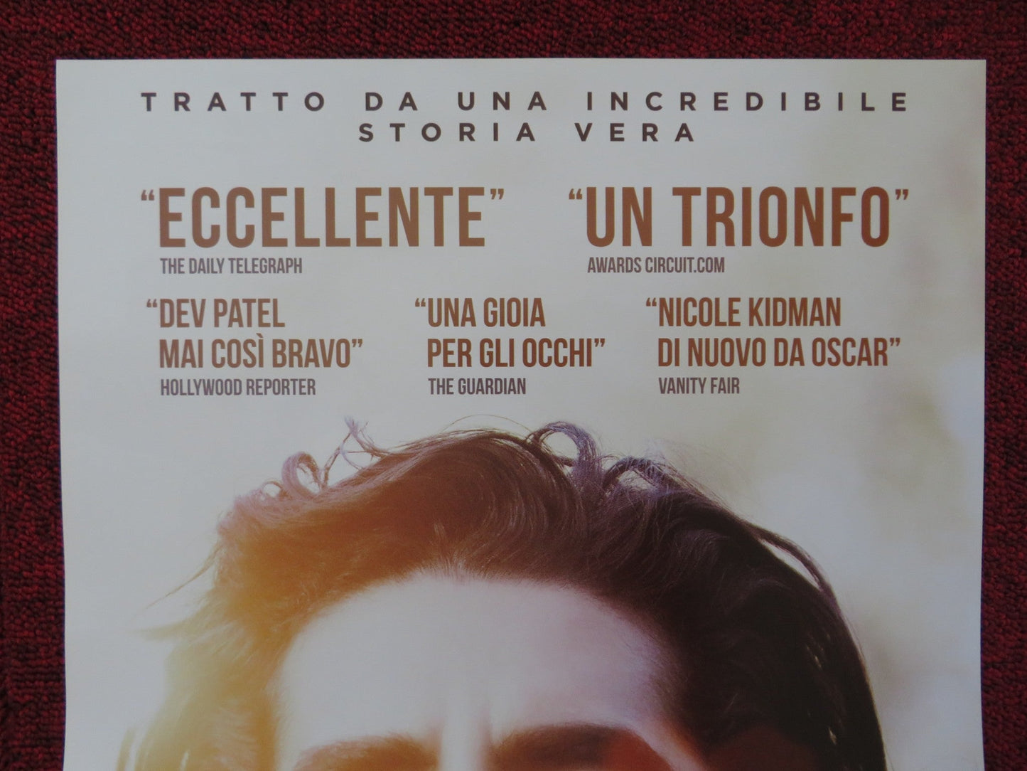 LION ITALIAN LOCANDINA POSTER DEV PATEL ROONEY MARA 2016 Rendezvous Cinema Movie posters