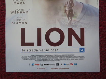 LION ITALIAN LOCANDINA POSTER DEV PATEL ROONEY MARA 2016 Rendezvous Cinema Movie posters